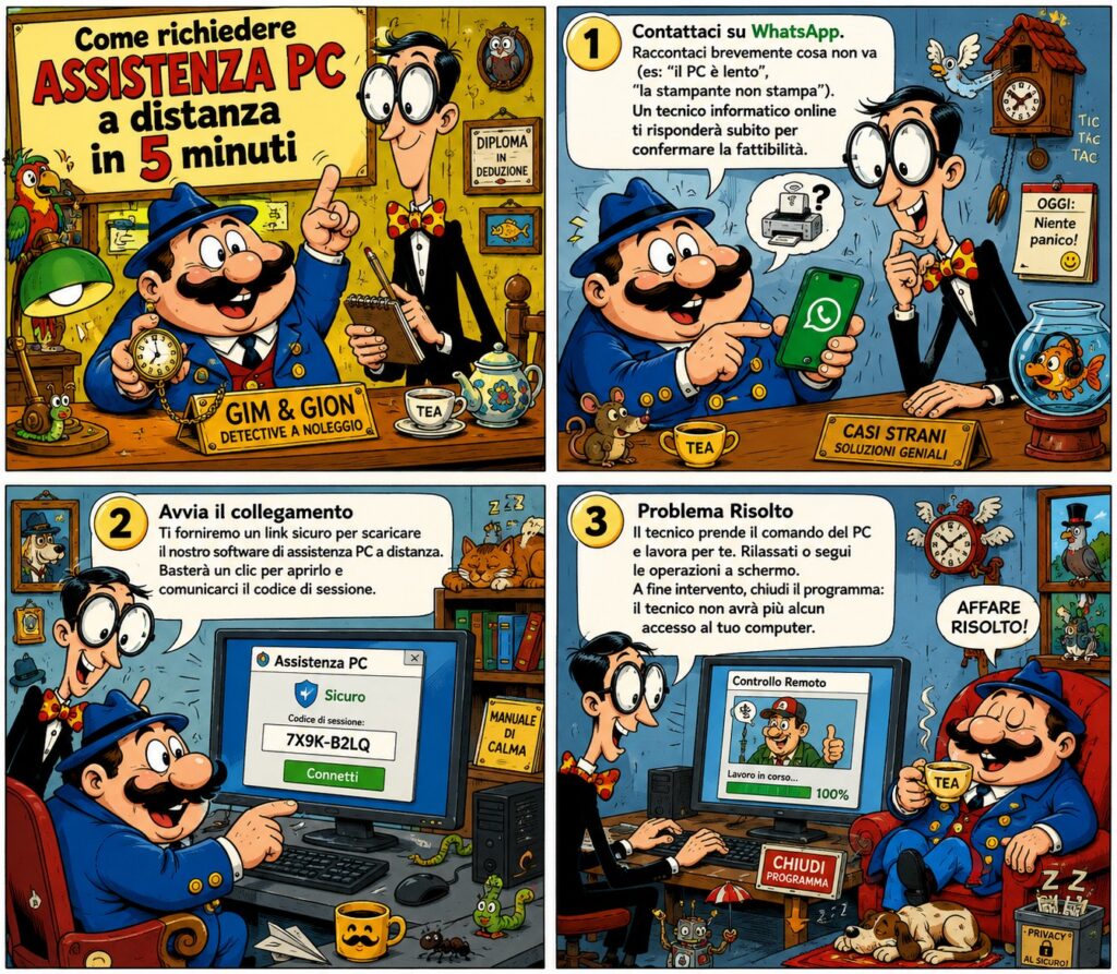 GIM & GION Detective a Noleggio